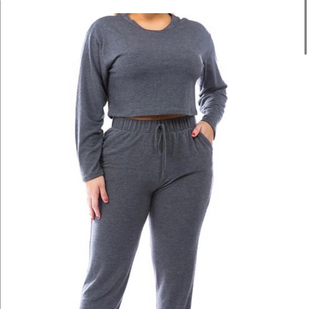 Charcoal Jogger Set